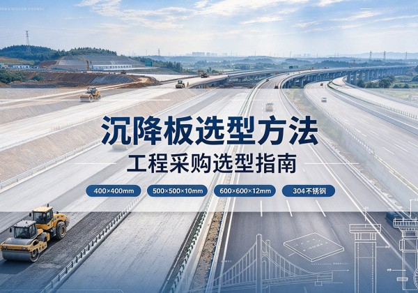 榆社沉降板选择方法